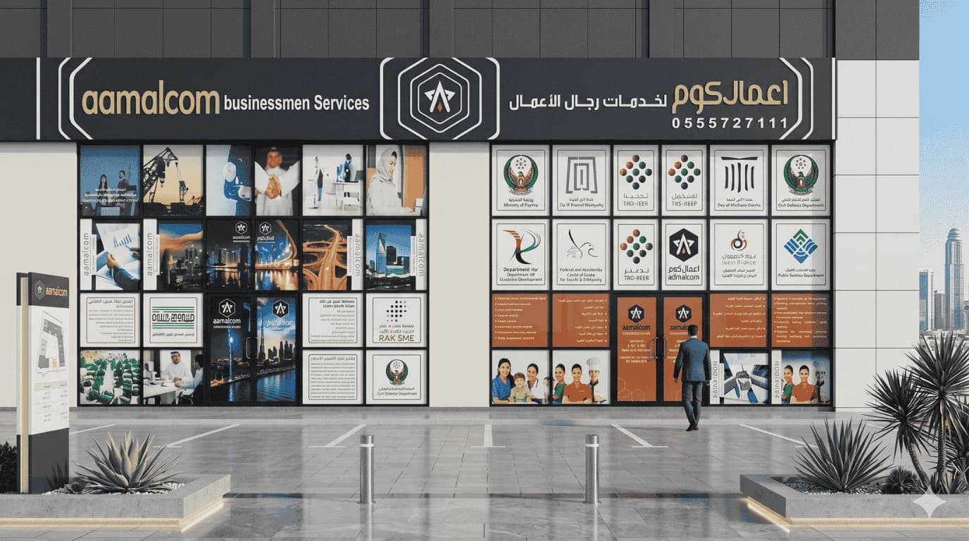 Aamalcom Business Center storefront